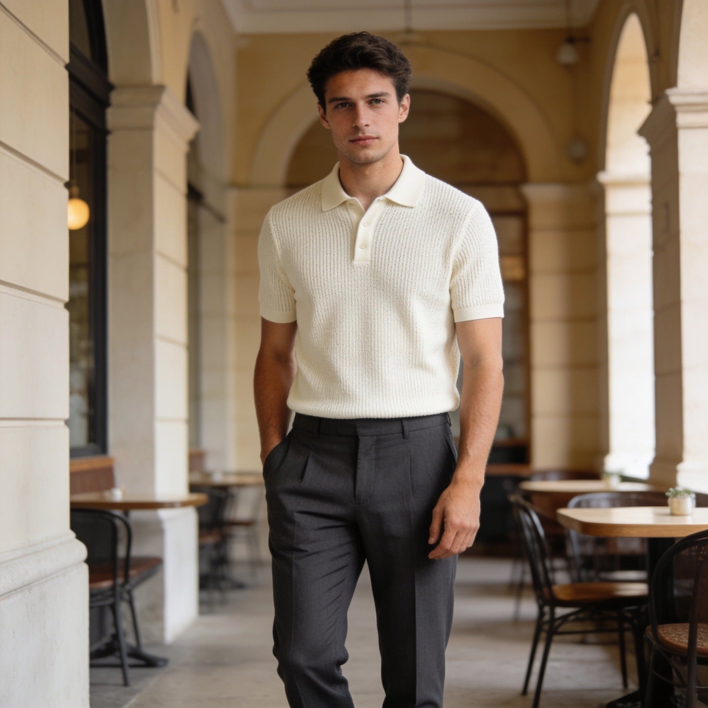 Offdoris - Arthur Relaxed Knit Polo